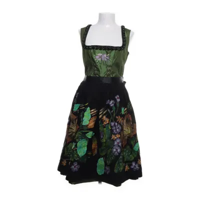 Dirndl (Green, Black, Multicolored) from Country Line Cotton, Nylon, Polyester
