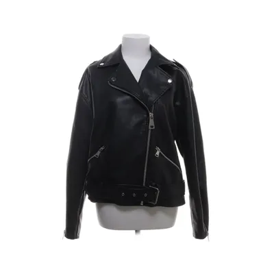 Bikerjack (Zwart) van Missguided Katoen, Polyester, Polyurethaan, Viscose