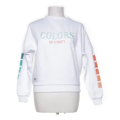 Sweatshirt (White, Multicolored) from J1MO71 Cotton, Polyester