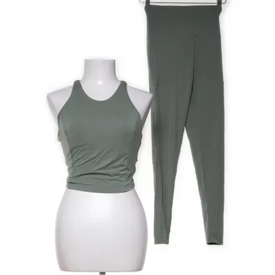 Träningsset (Grön) från Les Lunes Bambu, Elastan