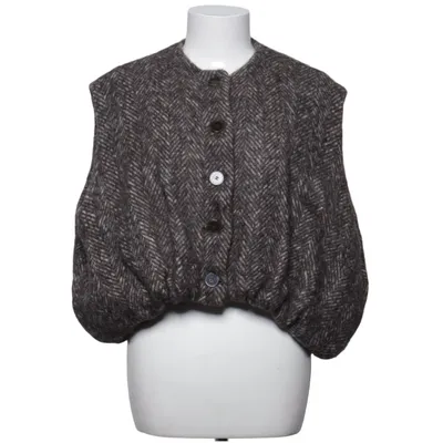 Vest (Brown) from ALYSI Alpaca wool, Cotton, Polyamide