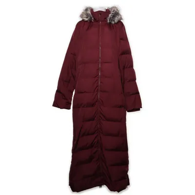 Dunkappa (Röd) från Lands' End Akryl, Dun, Elastan, Pälsimitation, Fjädrar, Polyester