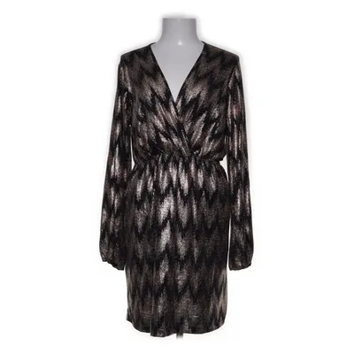 Klänning (Svart, Guldfärgad, Flerfärgad) från Rinascimento Elastan, Metallfiber, Polyamid