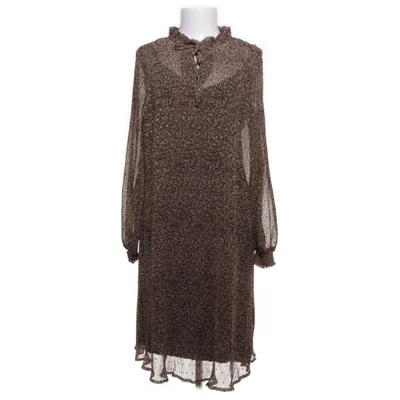 Dress (Beige, Black, Gold) from Gina Collection Polyester, Viscose
