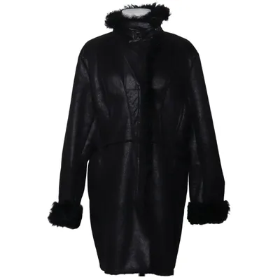 Shearling jacket (Gray, Black) from Petroff Polyester