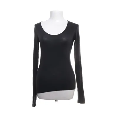 Long sleeve T-shirt (Black) from By Malene Birger Elastane, Modal, Silk