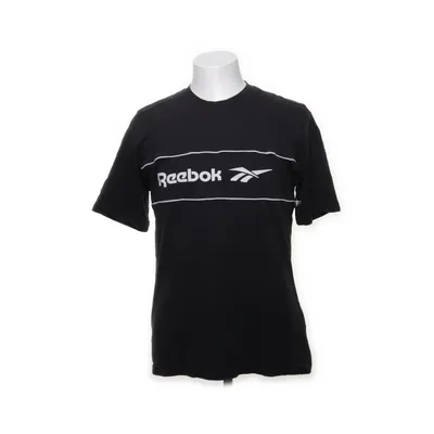 T-shirt (Svart, Vit) från Reebok Bomull, Elastan