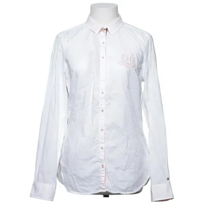 Skjorte (Hvid, Rød) fra Tommy Hilfiger Bomuld
