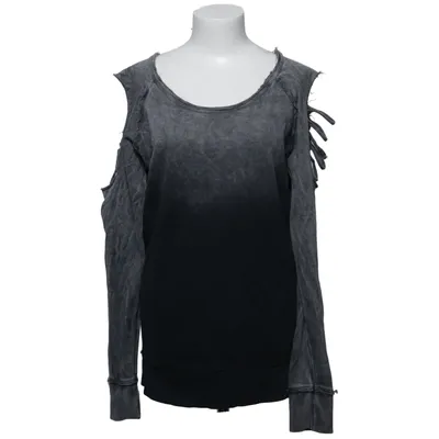 Top (Schwarz, Grau) von Outer Vision Baumwolle