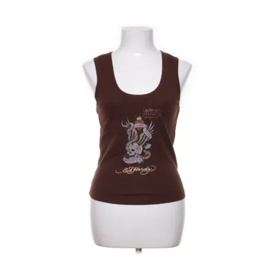 Linne (NEW YORK CITY CROPPED VEST) från Ed Hardy Bomull, Elastan