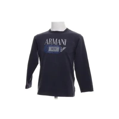 Långärmad t-shirt (Blå) från Armani Junior Bomull, Elastan