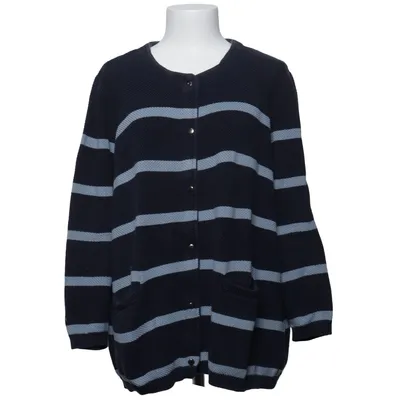 Cardigan (Blue, Gray) from Peter Hahn Cotton