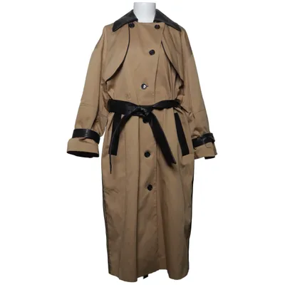 Trenchcoat (Beige, Svart) från Dagmar Skinn, Ekologisk bomull