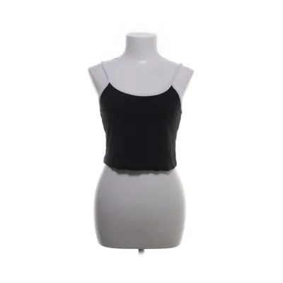 Crop top (Zwart, Meerkleurig) van Collusion Katoen, Elastaan