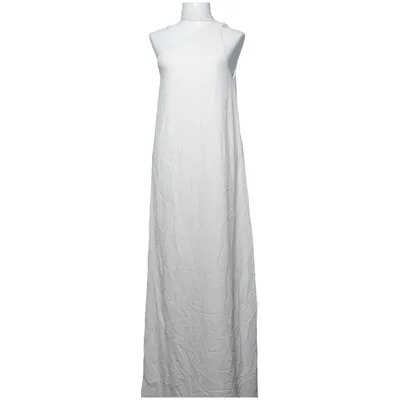 Neckholderkleid (Weiß) von Lezu Leinen, Viskose