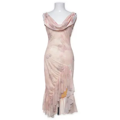 Strandklänning (Rosa, Flerfärgad) från Shein Elastan, Polyester