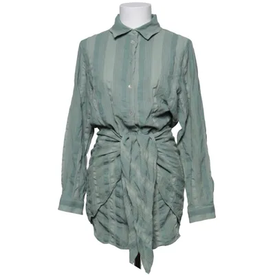 Skjorte (Grøn) fra Zara Bomuld, Linned, Polyester, Viscose