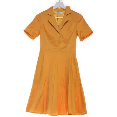 Dress (Orange) from Zapaka Cotton, Elastane
