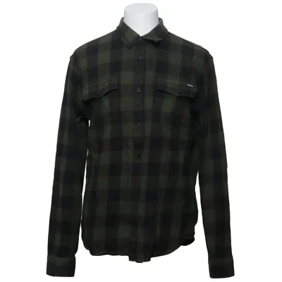 Chemise en flanelle (Vert, Noir) de DePalma Workwear Coton