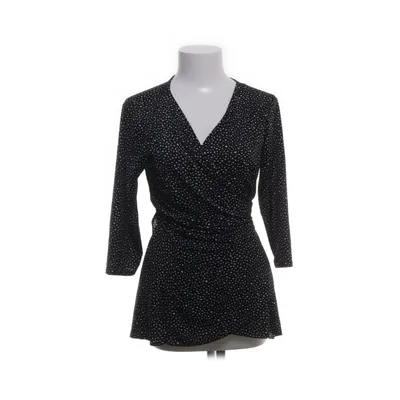 Omlottopp (Svart, Vit) från Stockholms Klänningsfabrik Elastan, Polyester