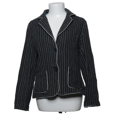 Blazer (Sort, Hvid) fra VISUAL Bomuld, Polyamid, Polyester