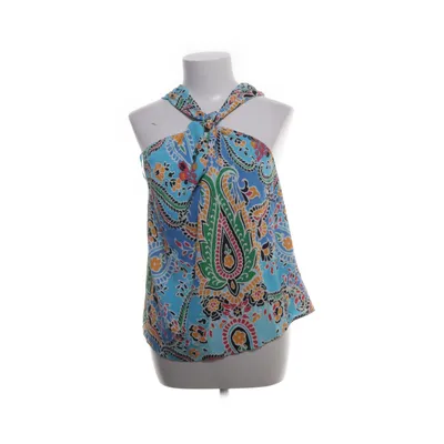 Halterneck top (Blå, Flerfarvet) fra Zara Polyester