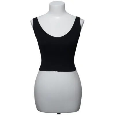 Crop Top (Schwarz) von Aura Elasthan, Polyamid
