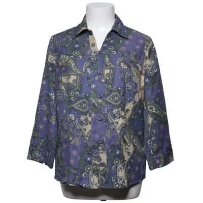 Shirt (Blue, Multicolored) from Christopher & Banks Polyester, Viscose