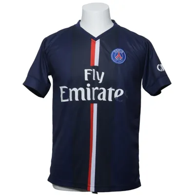 Fodboldtrøje (Blå, Hvid, Rød) fra Paris Saint-Germain Polyester