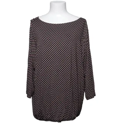 Bluse (Schwarz, Beige, Mehrfarbig) von Vivance Elasthan, Viskose