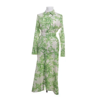 Shirt dress (Green, White) from New Collection Italy Elastane, Polyester