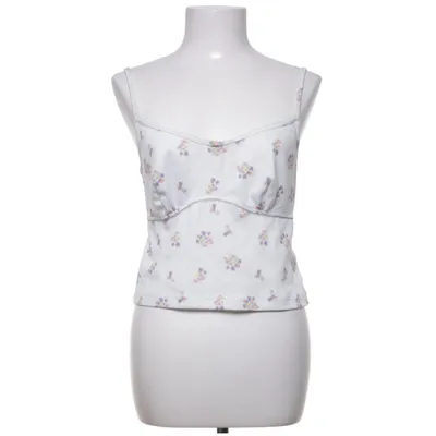 Crop top (White, Multicolored) from Lounge Elastane, Polyester