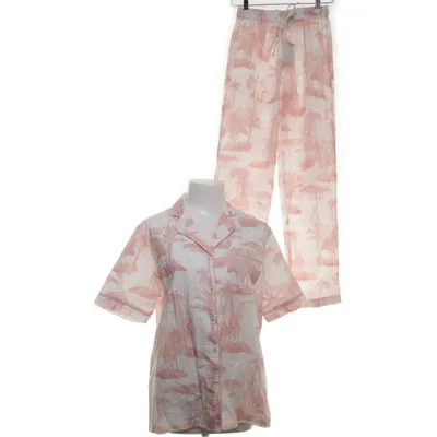 Pajamas (White, Pink) from Marilyn Monroe Cotton