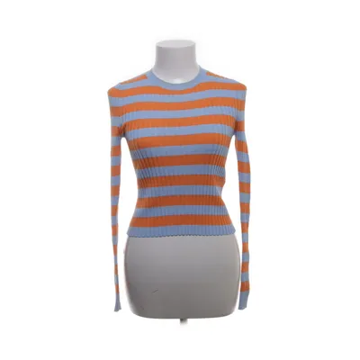 Top (Orange, Blue) from Zara Nylon, Viscose