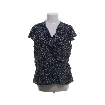 Wrap top (Blue, White) from Banana Republic Polyester