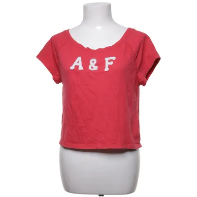 T-shirt (Röd) från Abercrombie & Fitch Bomull, Polyester