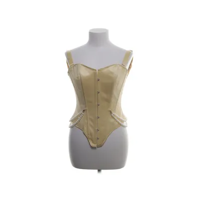 Korset (Geel) van Scarlett Gasque Polyester, Zijde