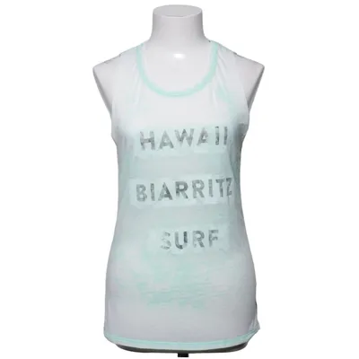Tank Top (White, Green) from Maison Scotch