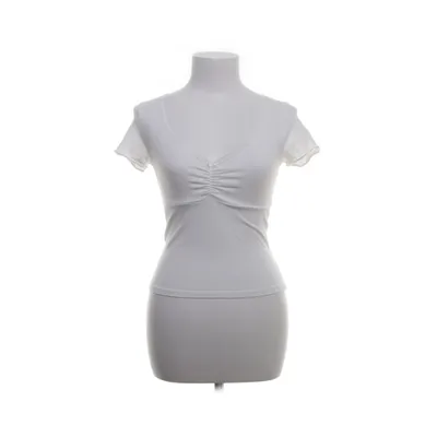 Top (Wit) van Brandy Melville Katoen, Elastaan
