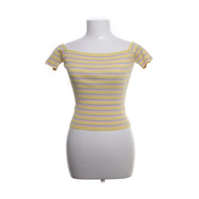 Crop top (Gul, Flerfärgad) från FB Sister Knitwear Bomull, Viskos, Polyester