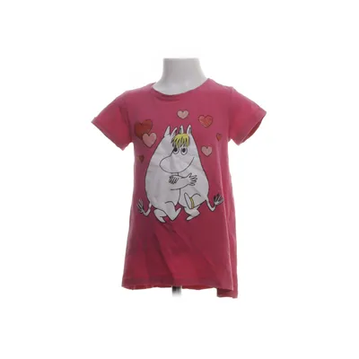 Klänning (Rosa, Vit, Röd) från Moomin by Lindex Elastan, Ekologisk bomull