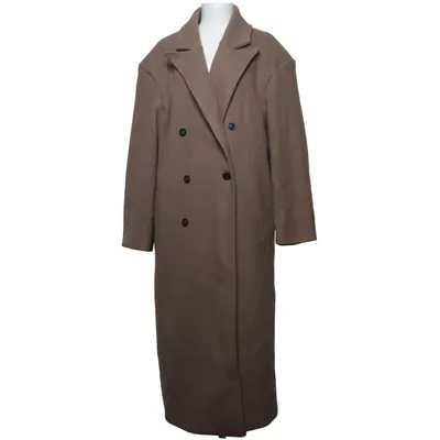 Coat (Brown) from Source Unknown Polyester, Wool
