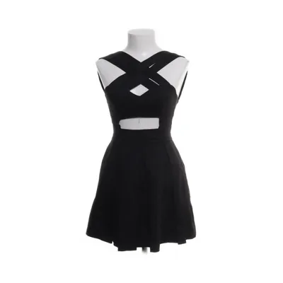 Dress (Black) from ASOS Petite Polyester, Cotton, Elastane