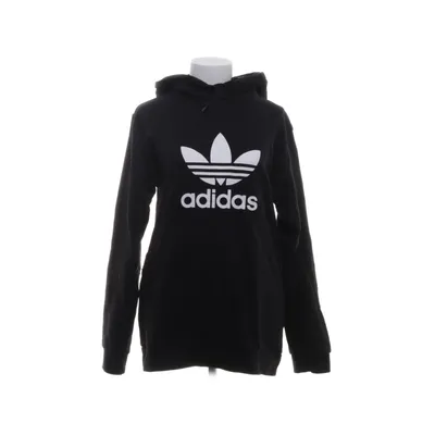 Capuchon sweater (Zwart) van Adidas Katoen, Elastaan