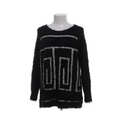 Sweater (Black, White) from Zay Clothing Acrylic, Polyamide