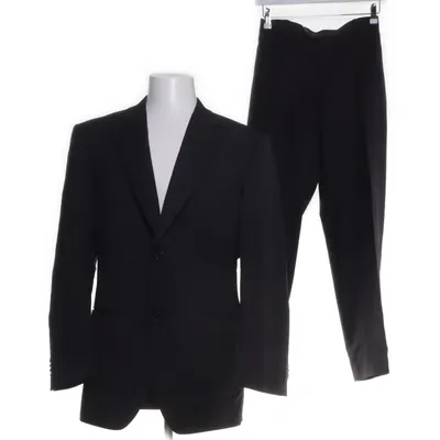 Suit (Black) from Yorn Polyester, Wool