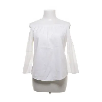 Blouse (Wit) van Zara Woman Katoen, Elastaan, Polyamide