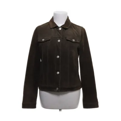 Leren jack (Groen) van Meotine Suède, Polyester