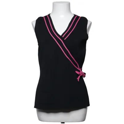 Wrap top (Black, Pink) from Cable & Gauge Polyamide, Viscose