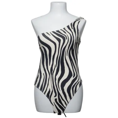 Swimsuit (Black, Beige)
